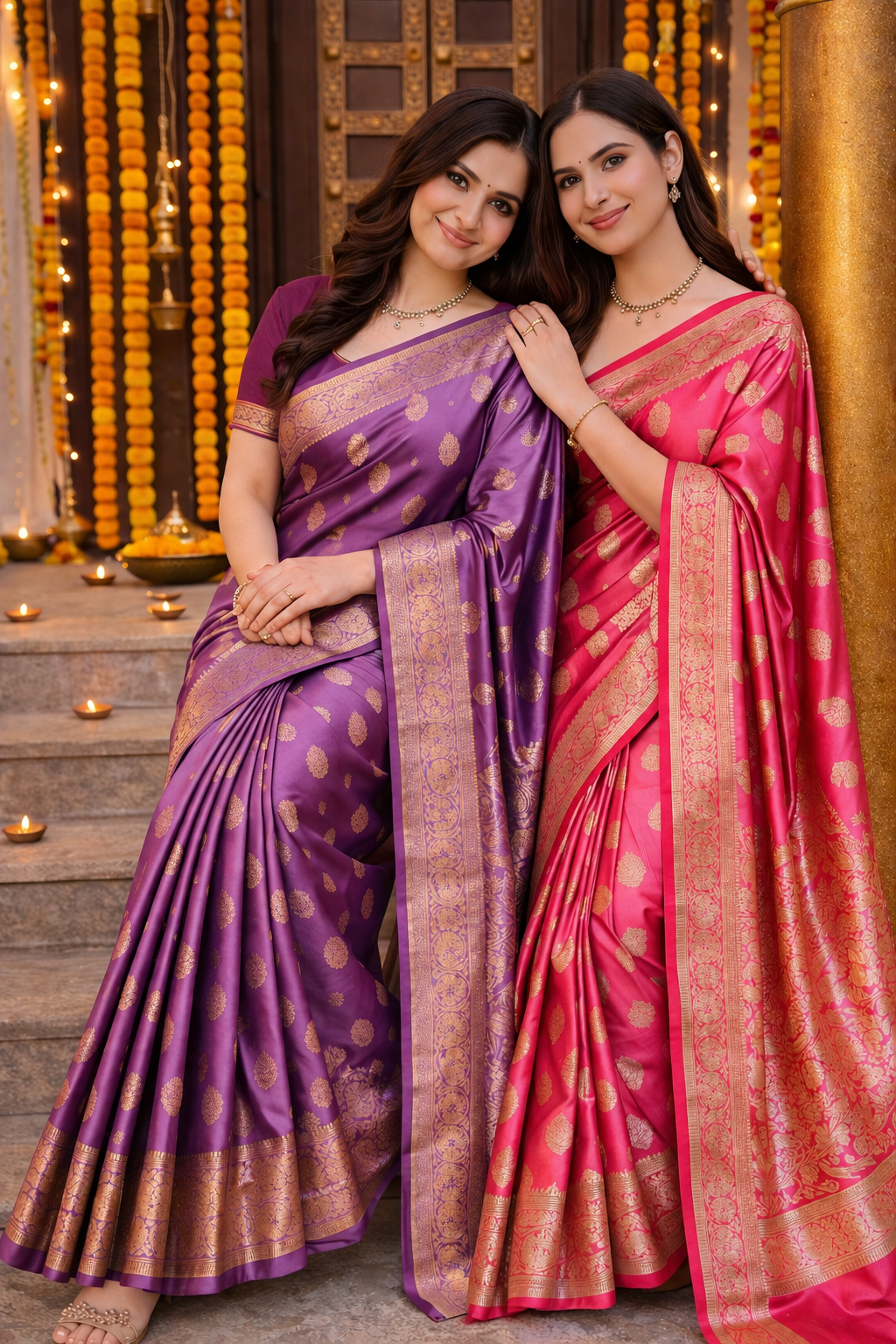 Silky Milky | Satin Silk Zari Woven Designer Saree 💚✨